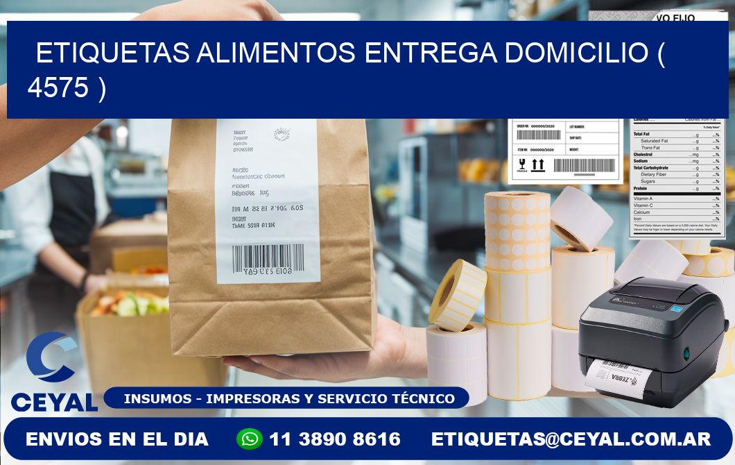 etiquetas alimentos entrega domicilio ( 4575 )