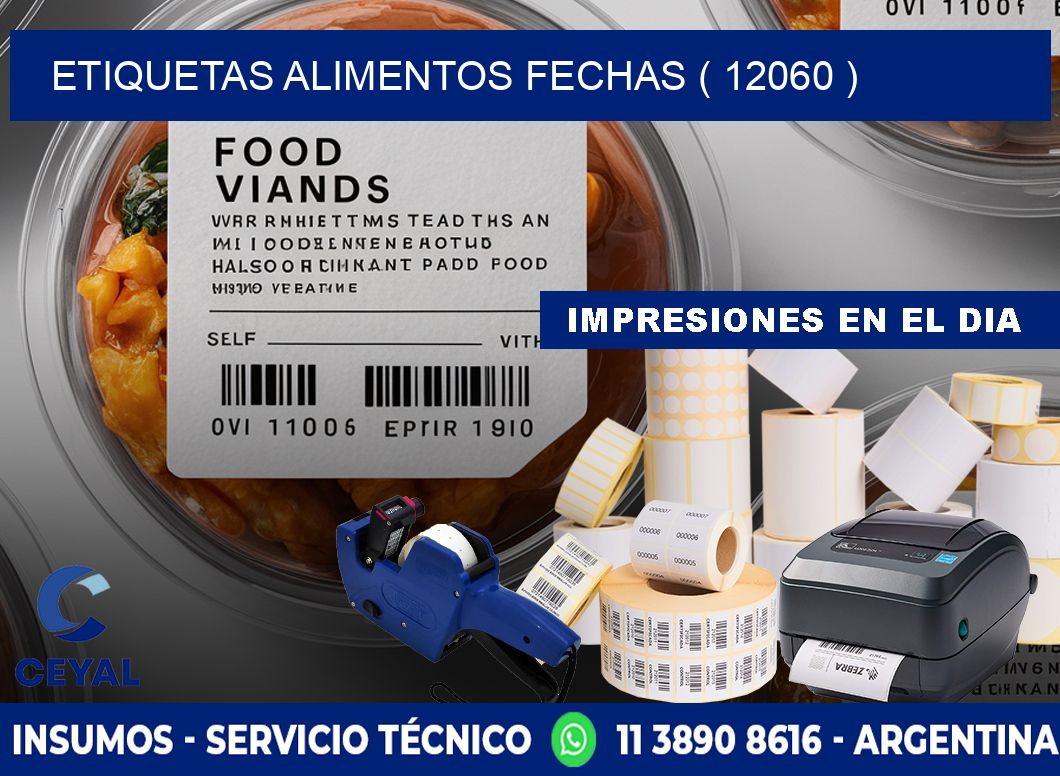 etiquetas alimentos fechas ( 12060 )