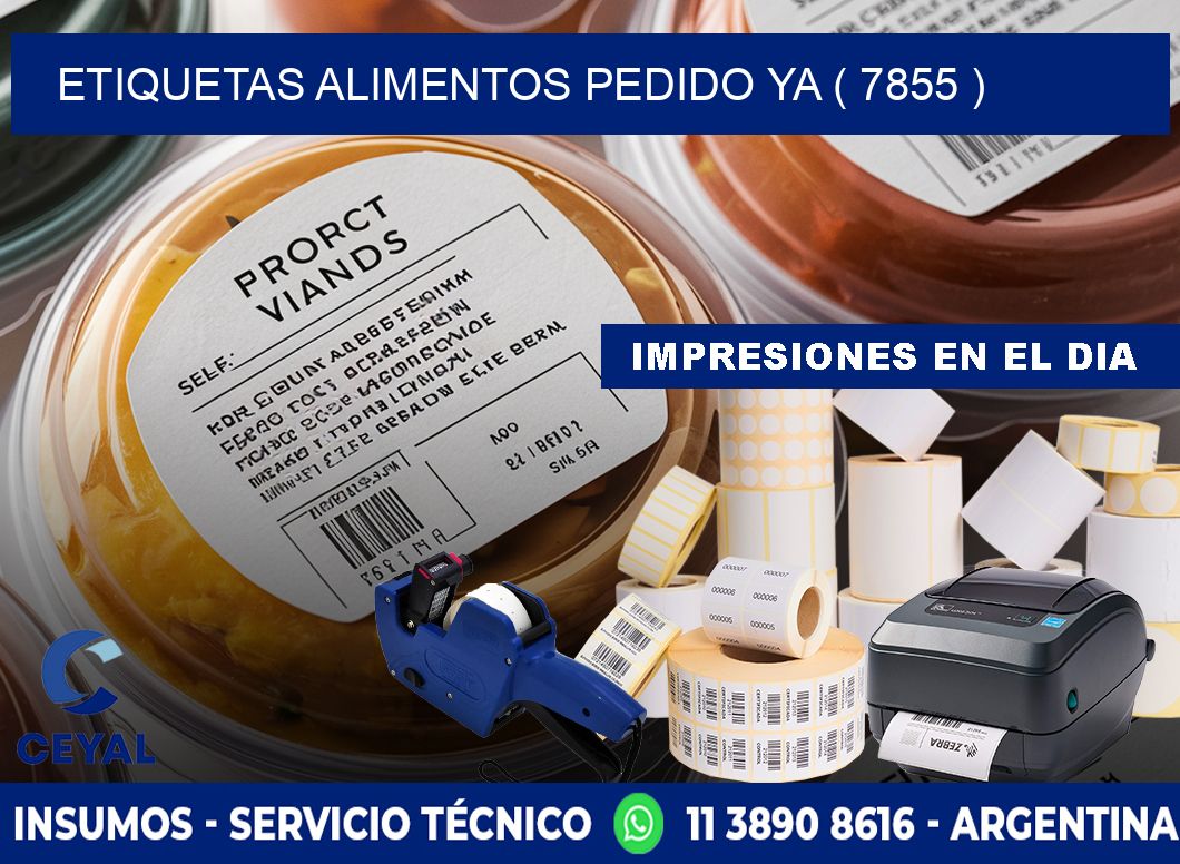 etiquetas alimentos pedido ya ( 7855 )