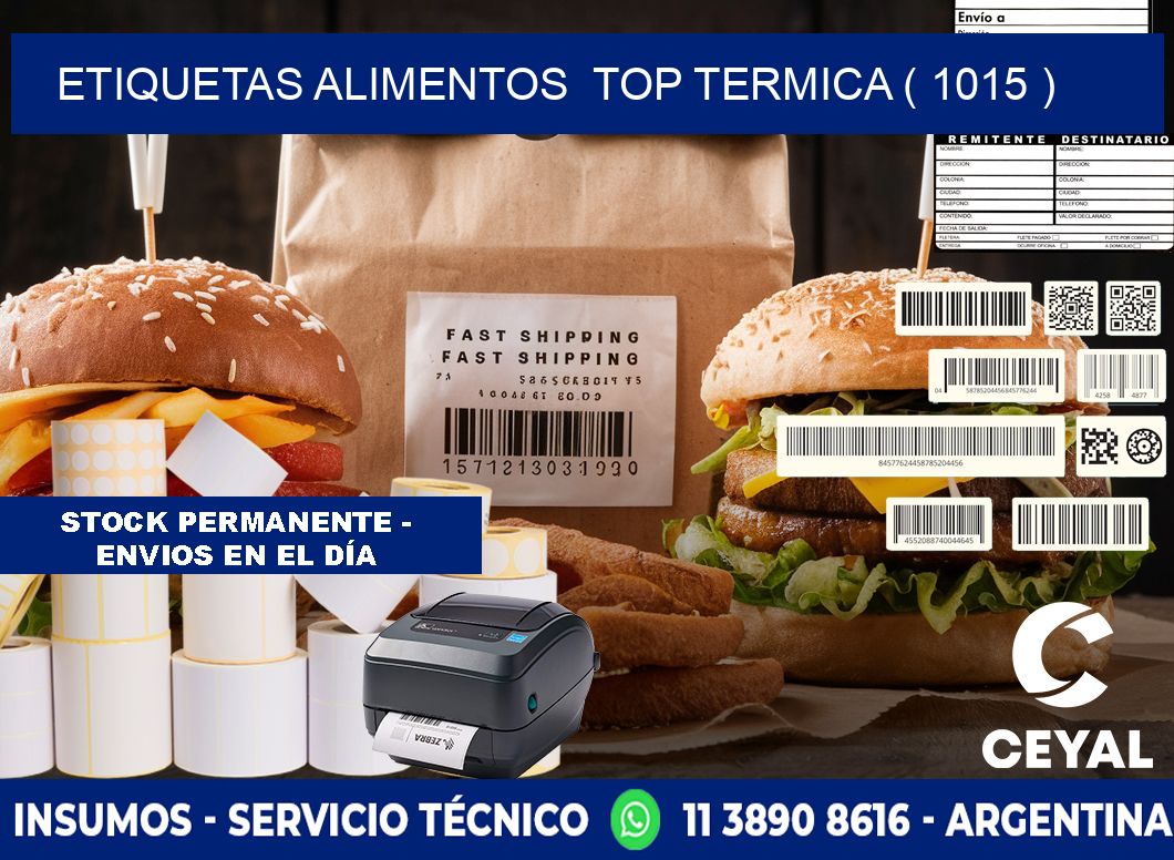 etiquetas alimentos top termica ( 1015 )