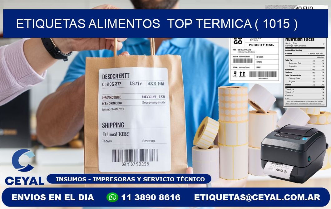 etiquetas alimentos top termica ( 1015 )