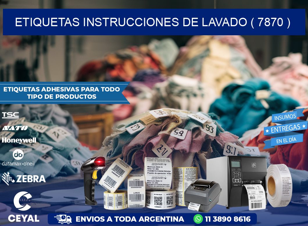 etiquetas instrucciones de lavado ( 7870 )