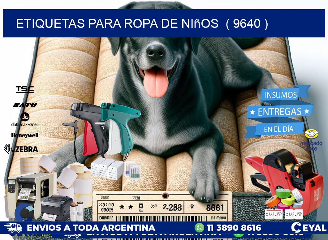 etiquetas para ropa de niños  ( 9640 )