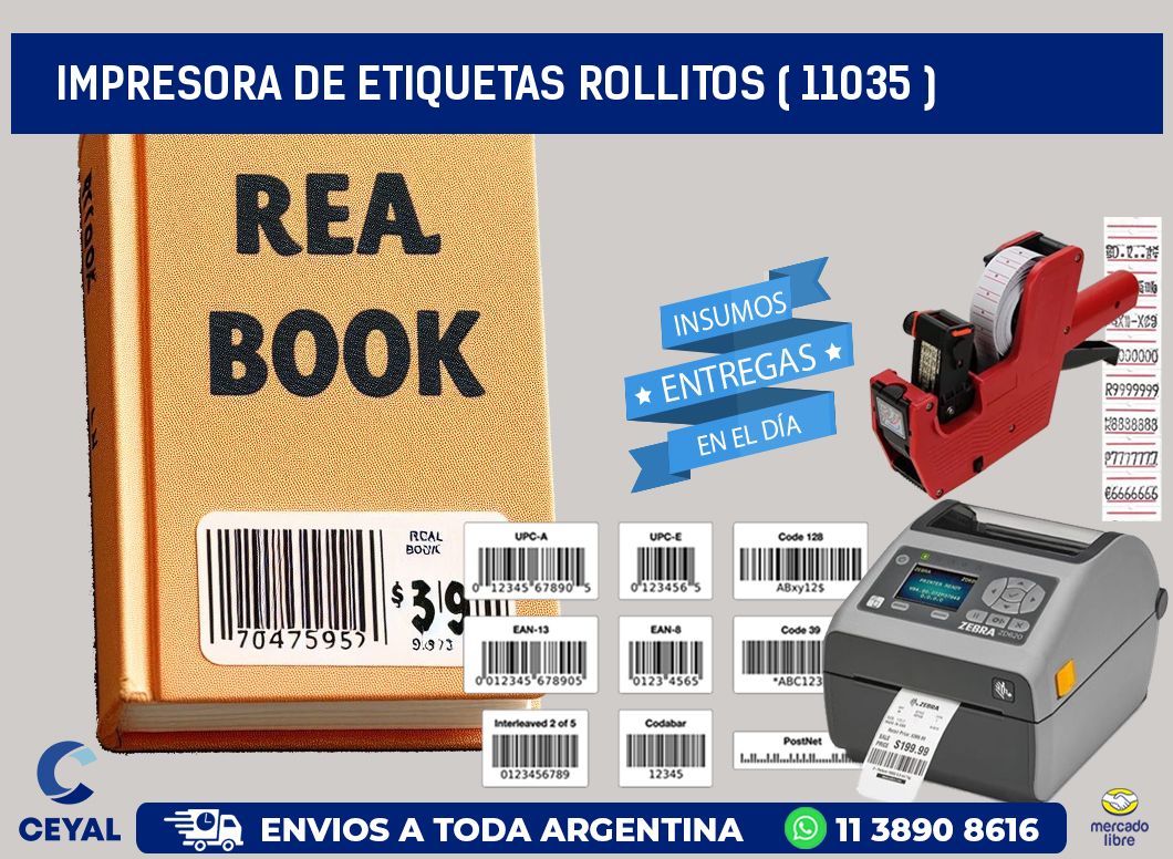 impresora de etiquetas rollitos ( 11035 )
