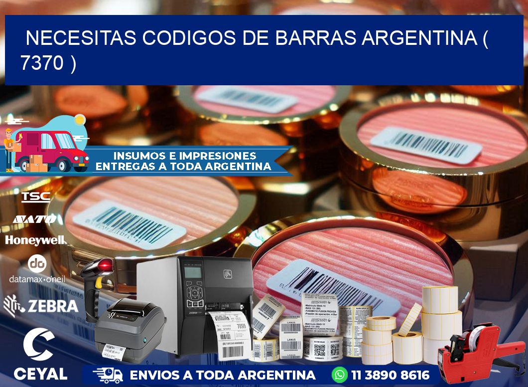 necesitas codigos de barras argentina ( 7370 )