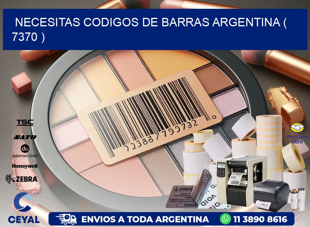 necesitas codigos de barras argentina ( 7370 )