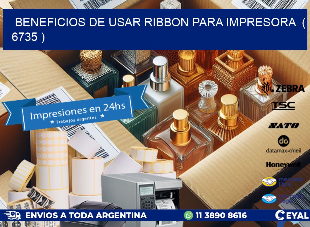 BENEFICIOS DE USAR RIBBON PARA IMPRESORA  ( 6735 )