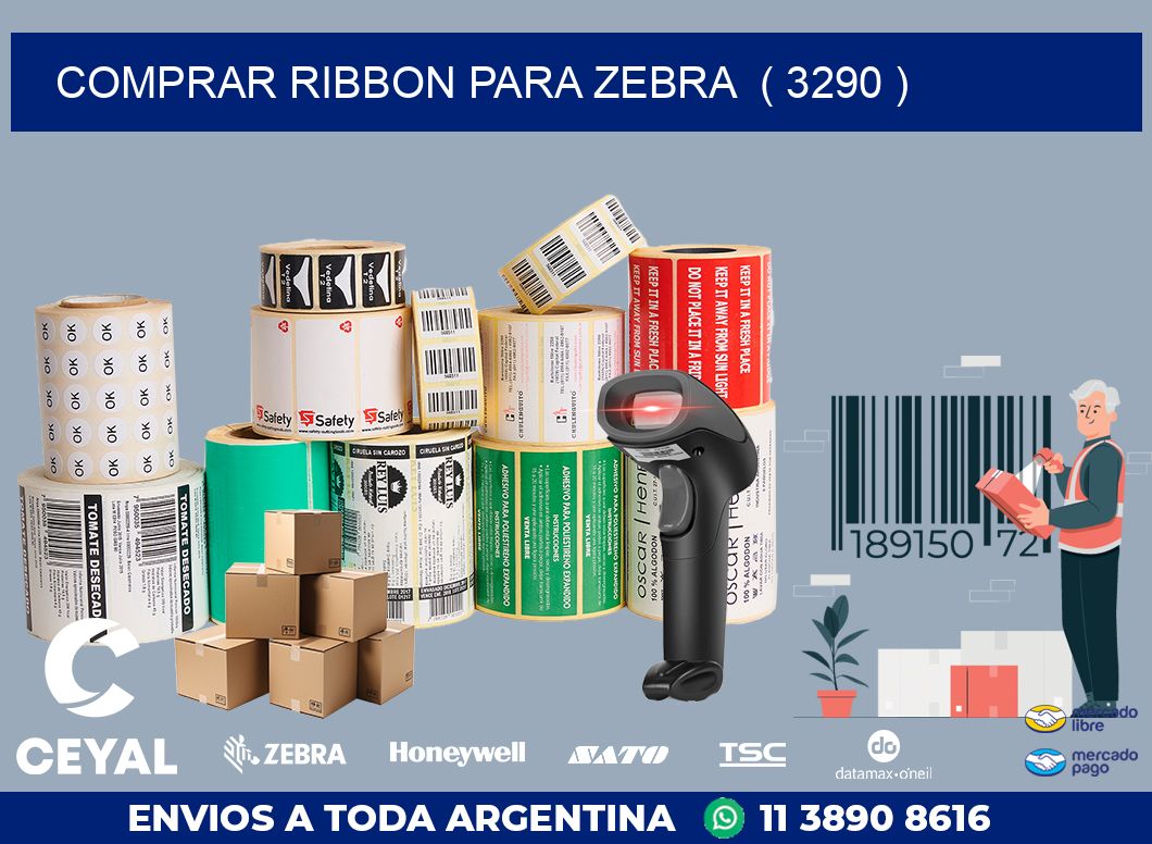 COMPRAR RIBBON PARA ZEBRA  ( 3290 )