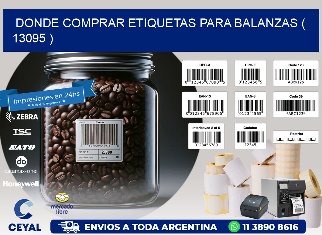 DONDE COMPRAR ETIQUETAS PARA BALANZAS ( 13095 )