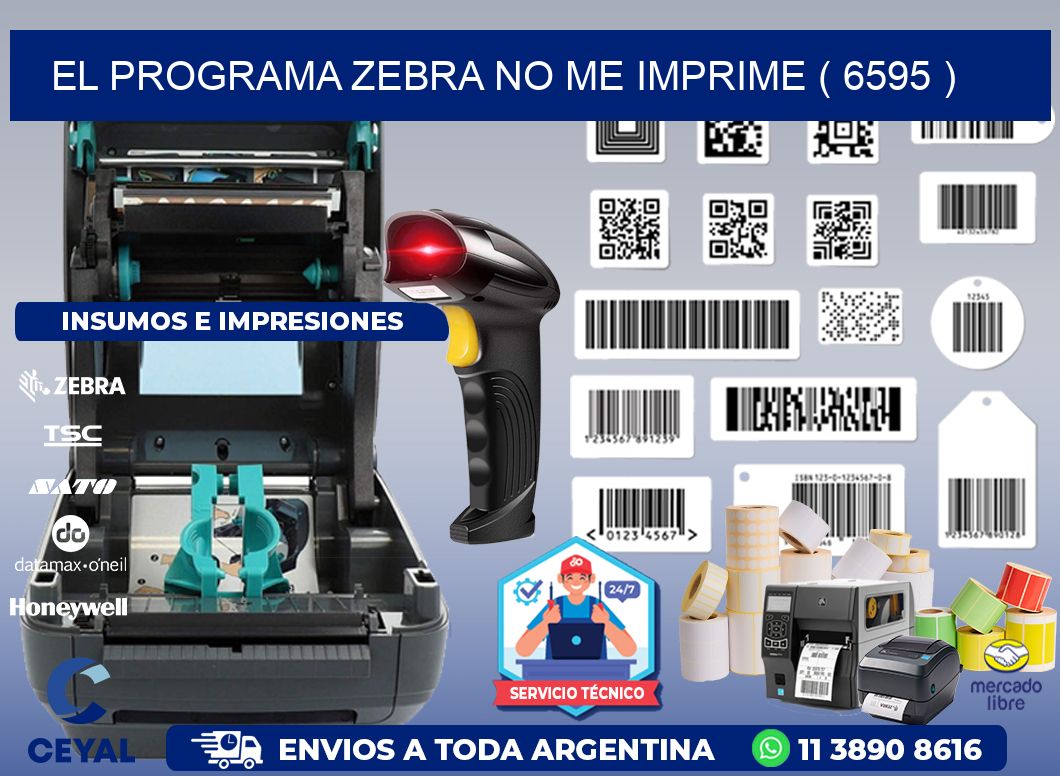 EL PROGRAMA ZEBRA NO ME IMPRIME ( 6595 )