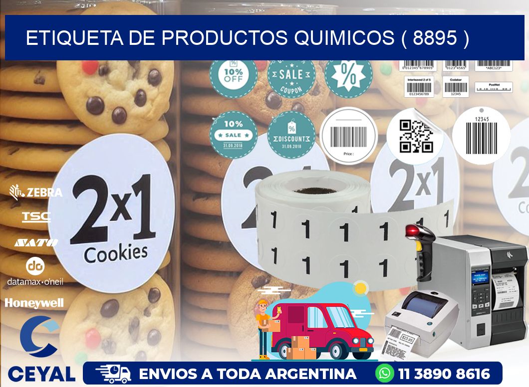 ETIQUETA DE PRODUCTOS QUIMICOS ( 8895 )