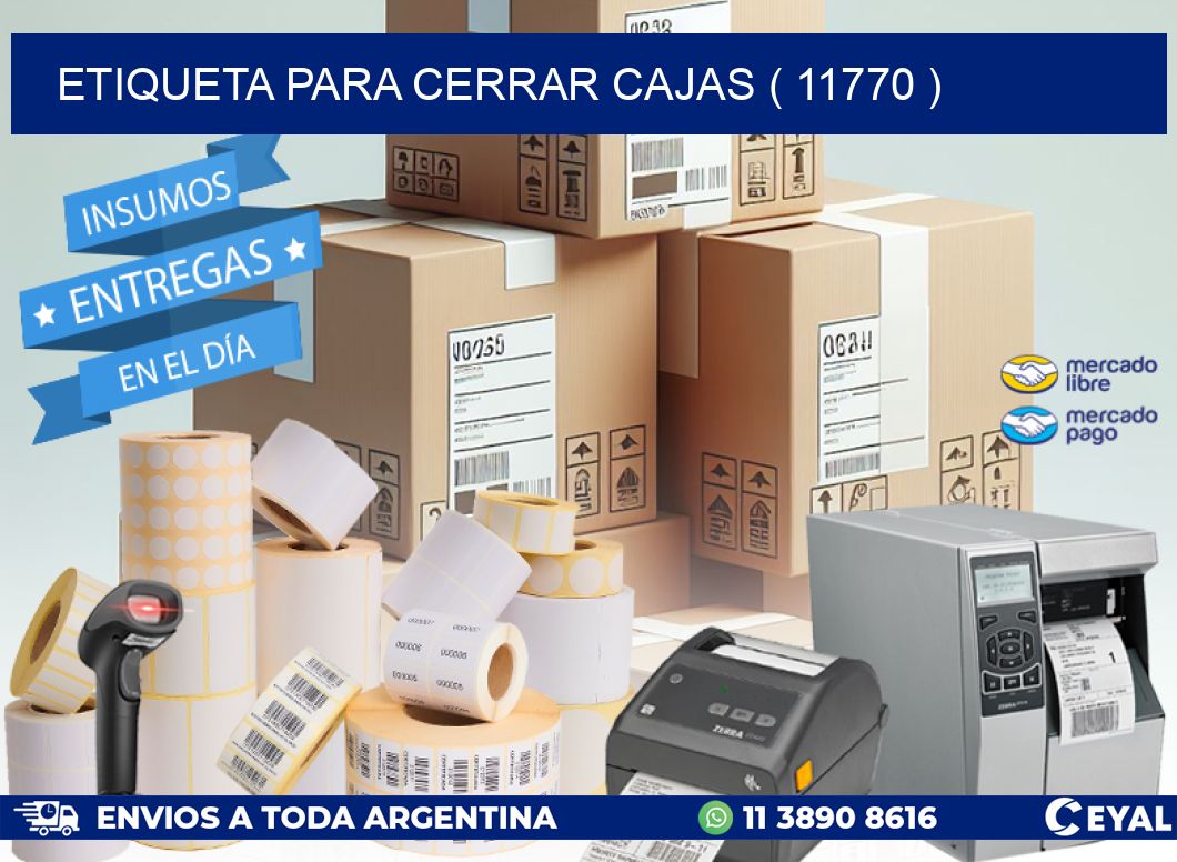 ETIQUETA PARA CERRAR CAJAS ( 11770 )