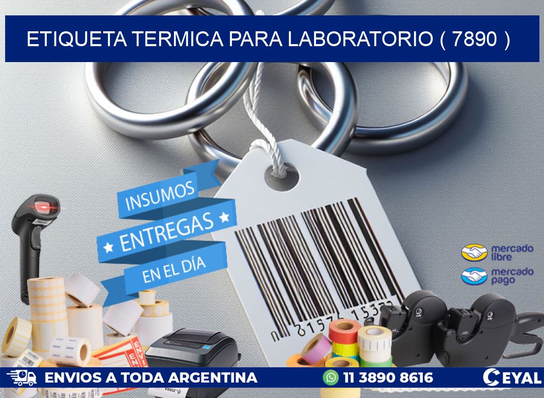 ETIQUETA TERMICA PARA LABORATORIO ( 7890 )