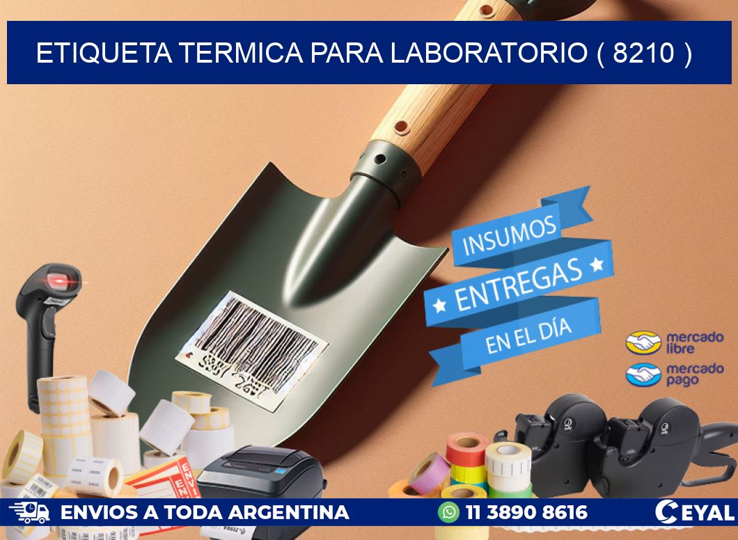 ETIQUETA TERMICA PARA LABORATORIO ( 8210 )