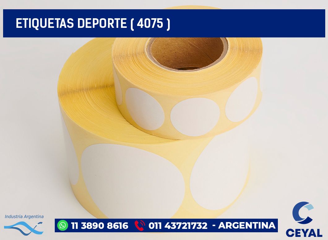 ETIQUETAS DEPORTE ( 4075 )