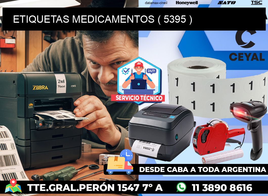 ETIQUETAS MEDICAMENTOS ( 5395 )