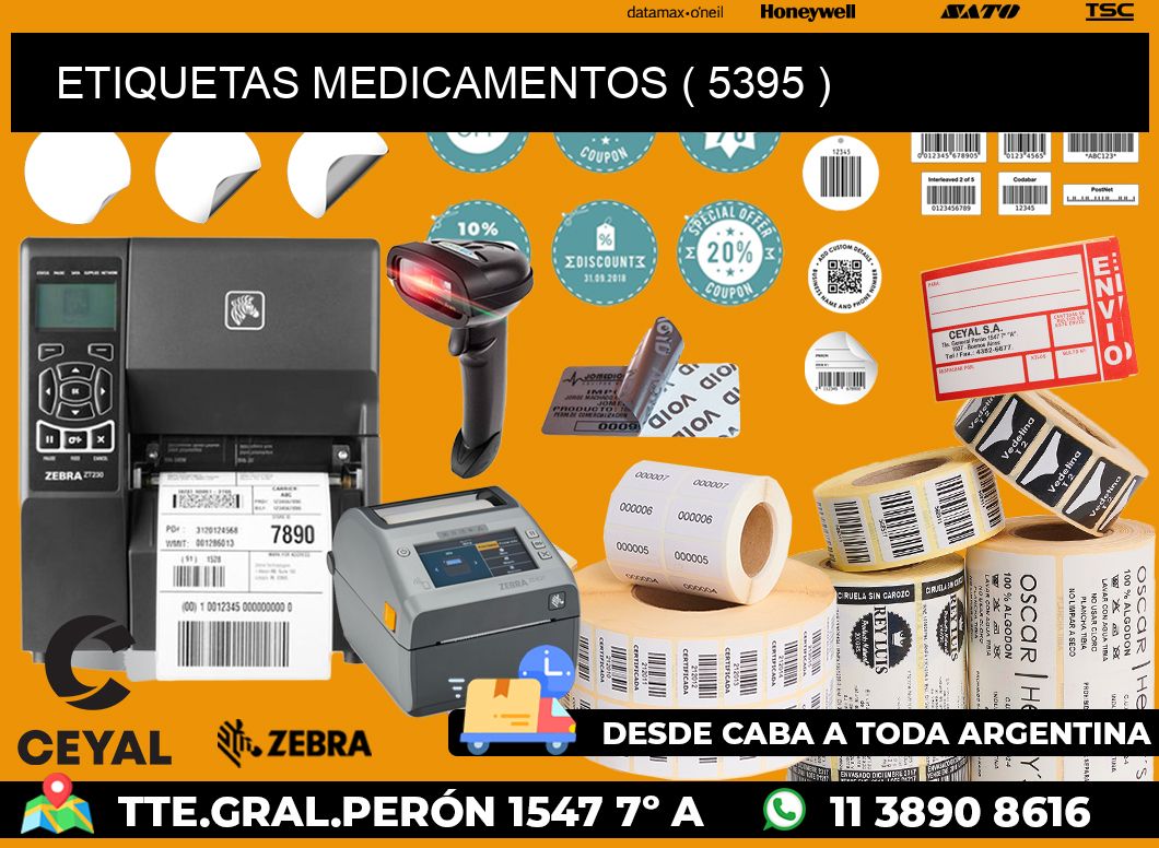 ETIQUETAS MEDICAMENTOS ( 5395 )