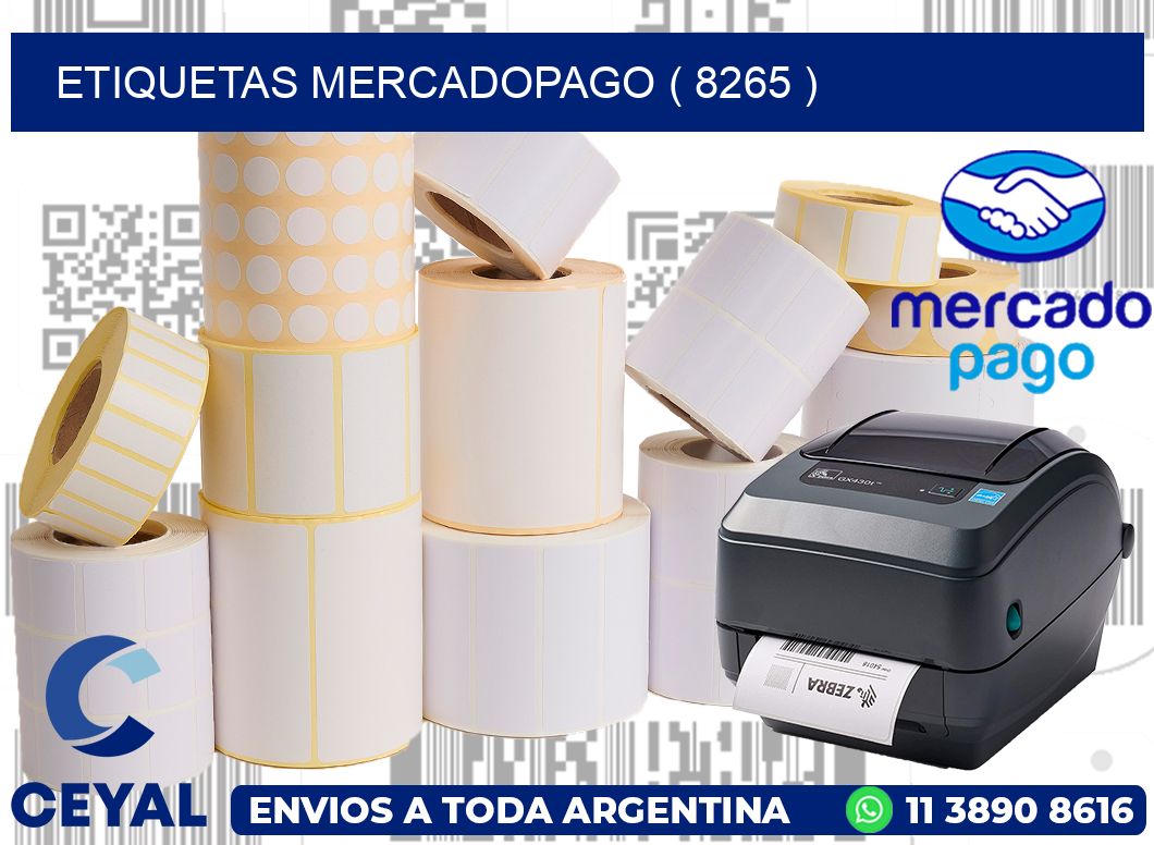 ETIQUETAS MERCADOPAGO ( 8265 )