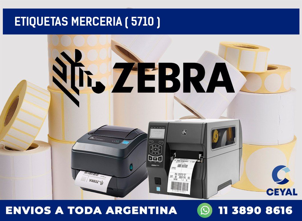 ETIQUETAS MERCERIA ( 5710 )