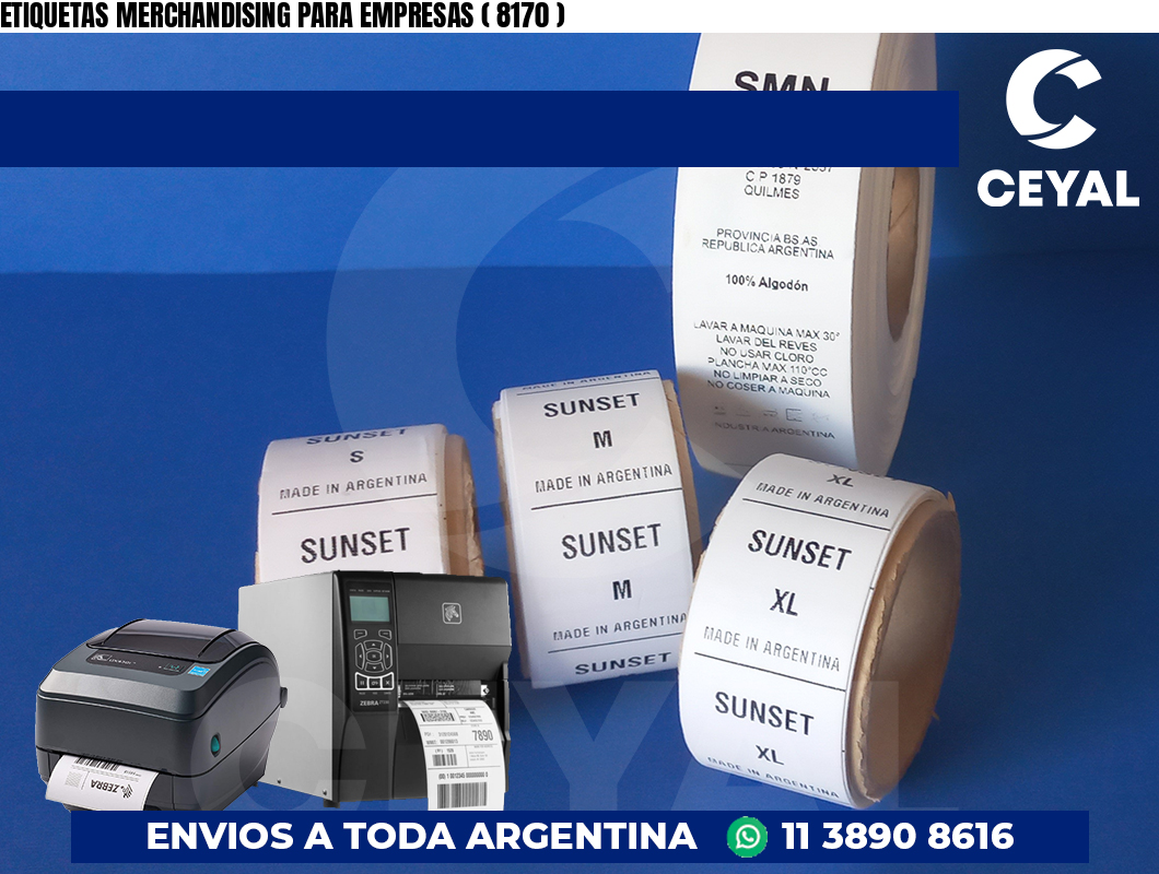 ETIQUETAS MERCHANDISING PARA EMPRESAS ( 8170 )