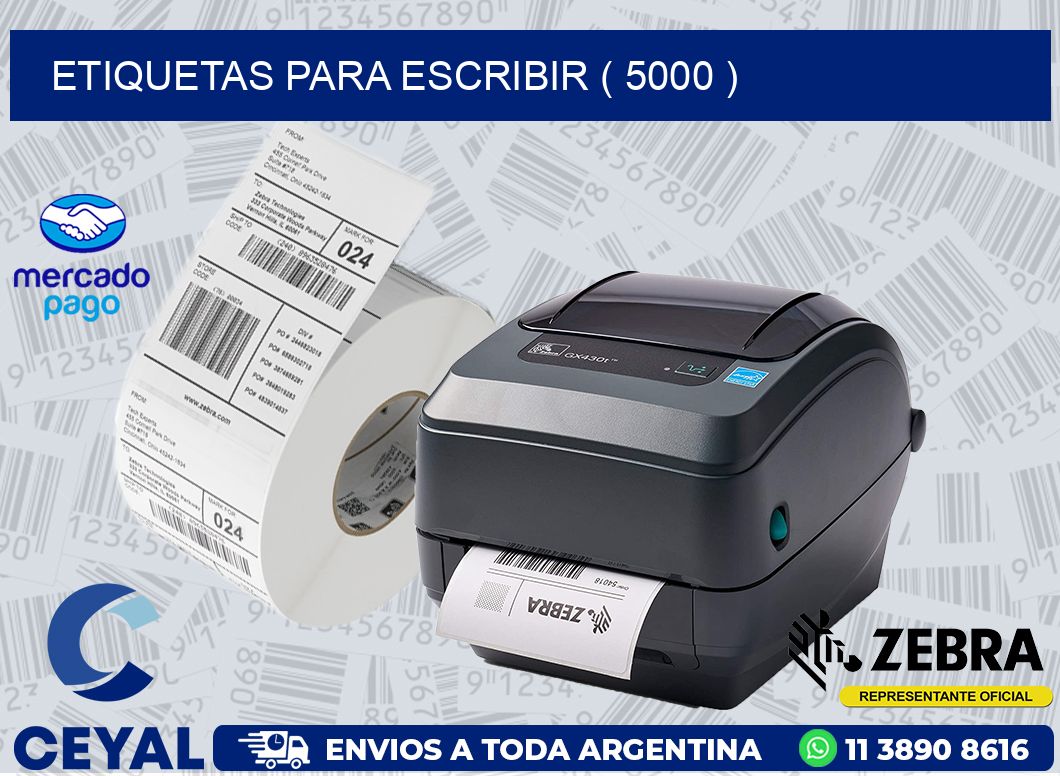 ETIQUETAS PARA ESCRIBIR ( 5000 )