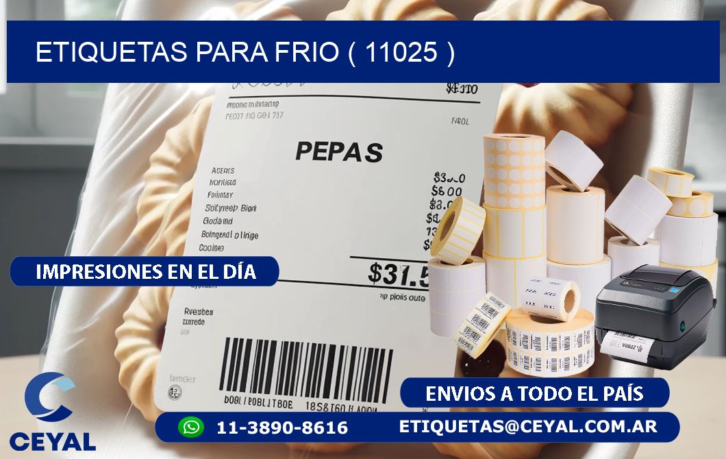 ETIQUETAS PARA FRIO ( 11025 )