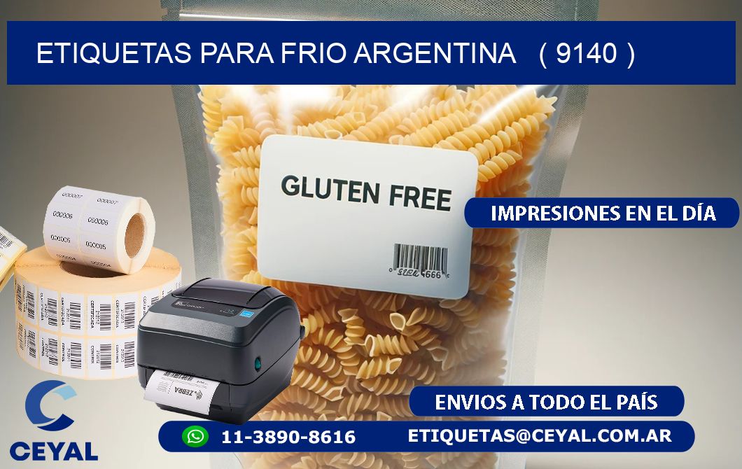 ETIQUETAS PARA FRIO ARGENTINA   ( 9140 )