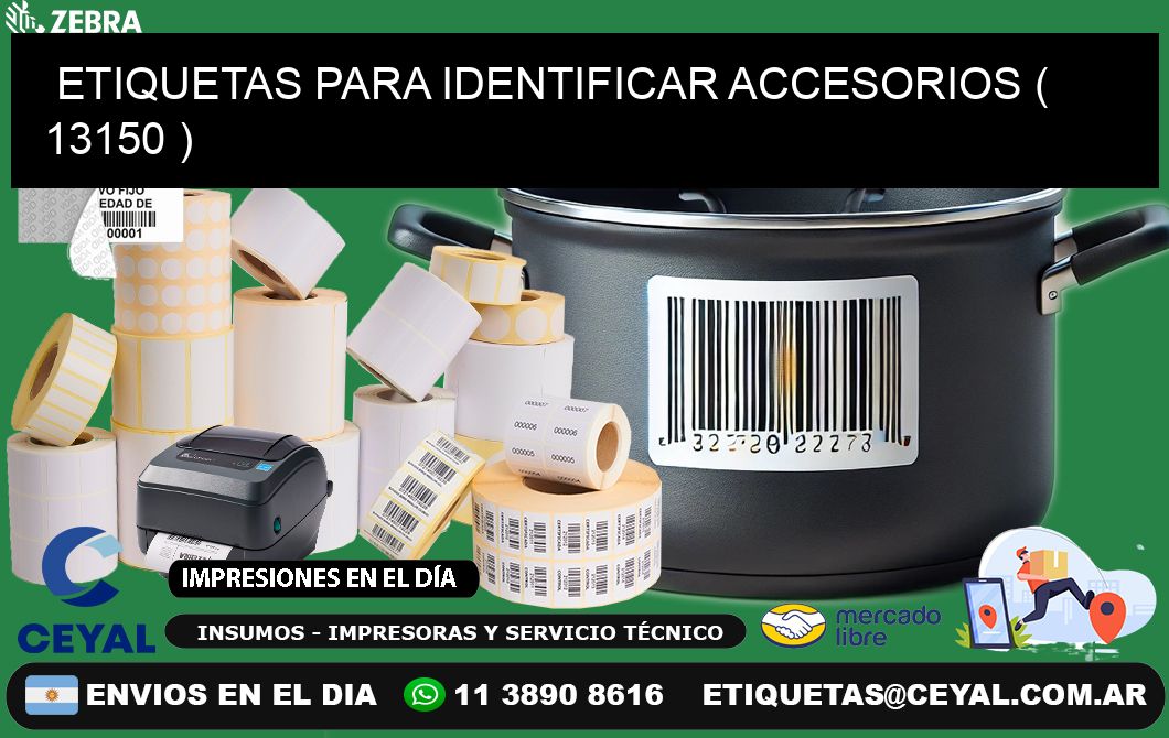 ETIQUETAS PARA IDENTIFICAR ACCESORIOS ( 13150 )