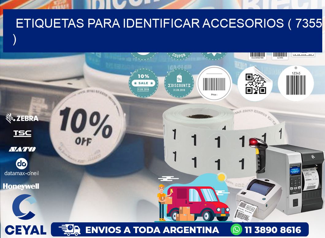 ETIQUETAS PARA IDENTIFICAR ACCESORIOS ( 7355 )