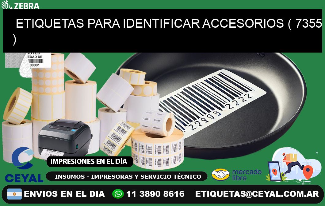 ETIQUETAS PARA IDENTIFICAR ACCESORIOS ( 7355 )