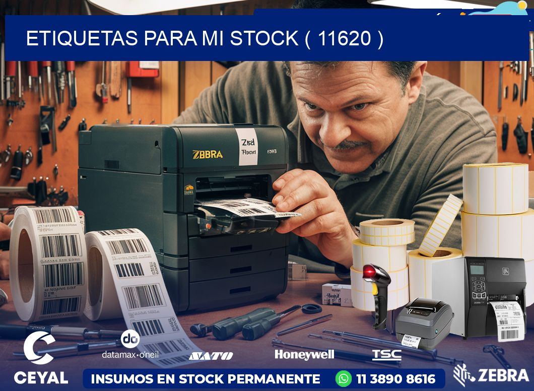 ETIQUETAS PARA MI STOCK ( 11620 )