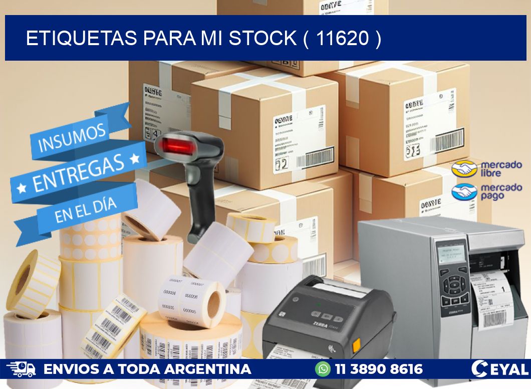 ETIQUETAS PARA MI STOCK ( 11620 )