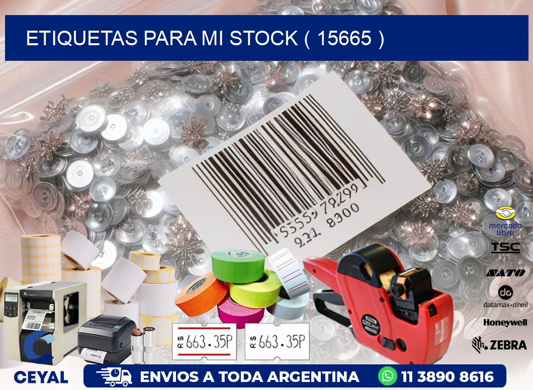 ETIQUETAS PARA MI STOCK ( 15665 )