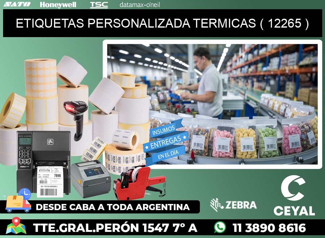 ETIQUETAS PERSONALIZADA TERMICAS ( 12265 )