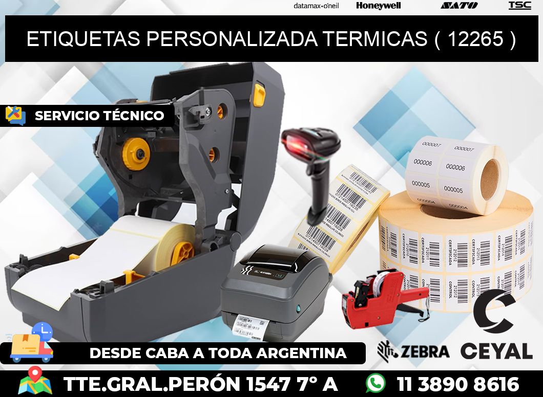 ETIQUETAS PERSONALIZADA TERMICAS ( 12265 )