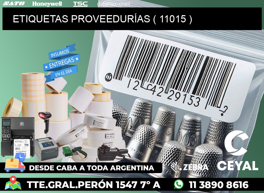 ETIQUETAS PROVEEDURÍAS ( 11015 )