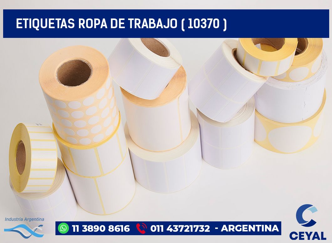 ETIQUETAS ROPA DE TRABAJO ( 10370 )