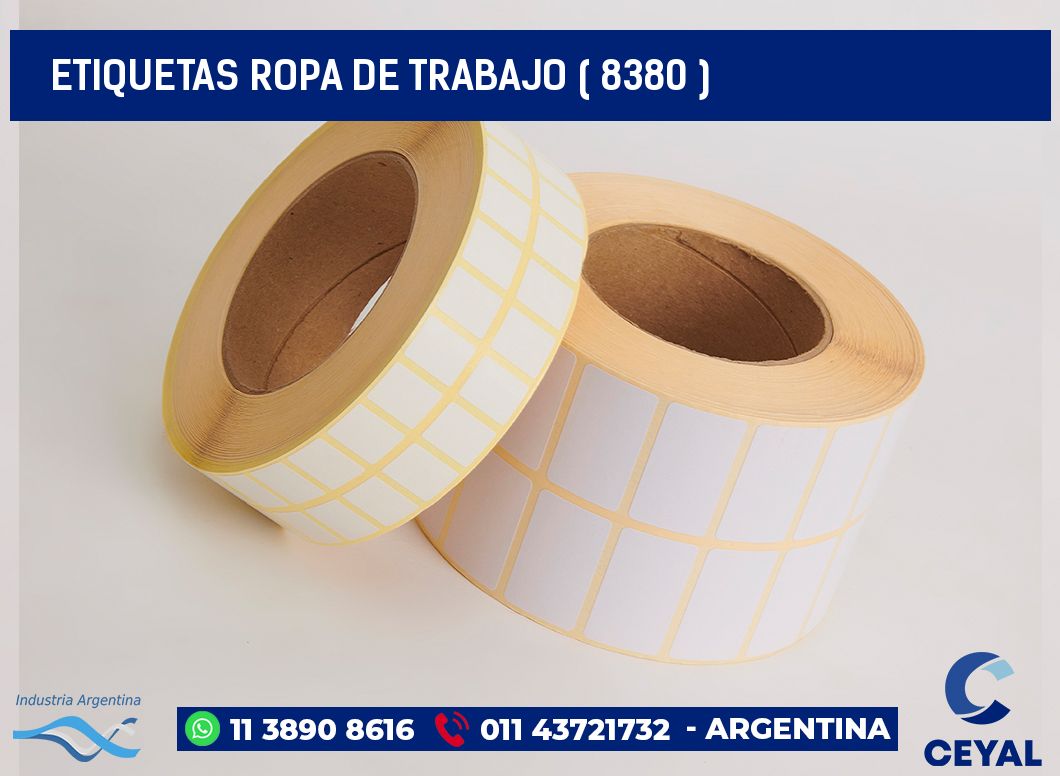 ETIQUETAS ROPA DE TRABAJO ( 8380 )