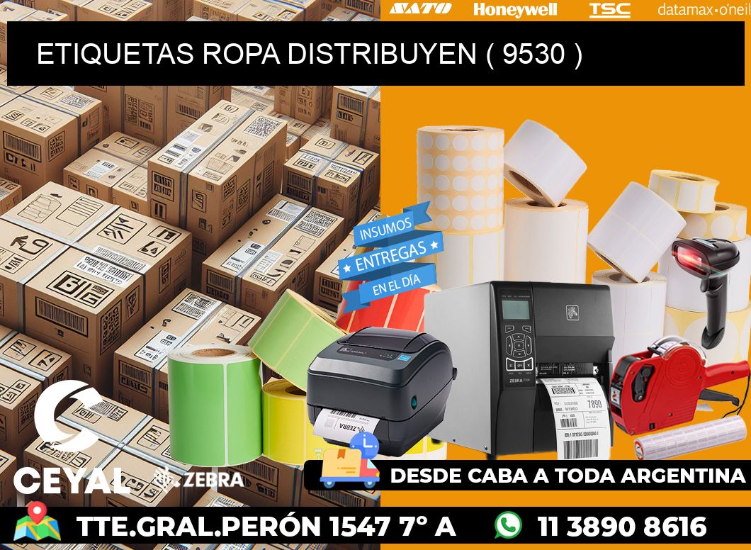 ETIQUETAS ROPA DISTRIBUYEN ( 9530 )