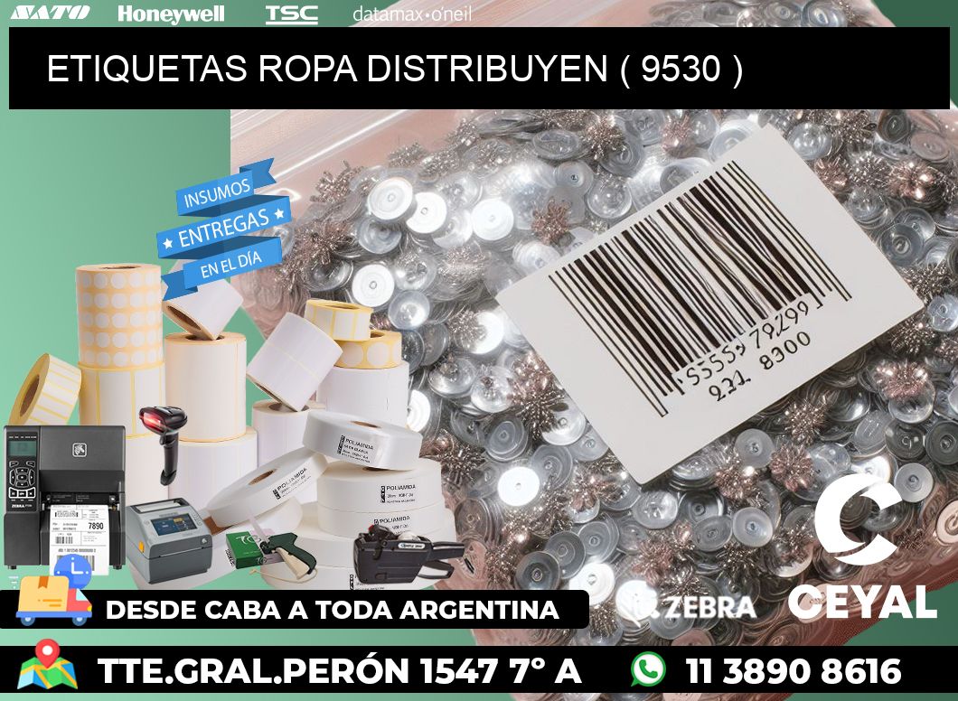 ETIQUETAS ROPA DISTRIBUYEN ( 9530 )