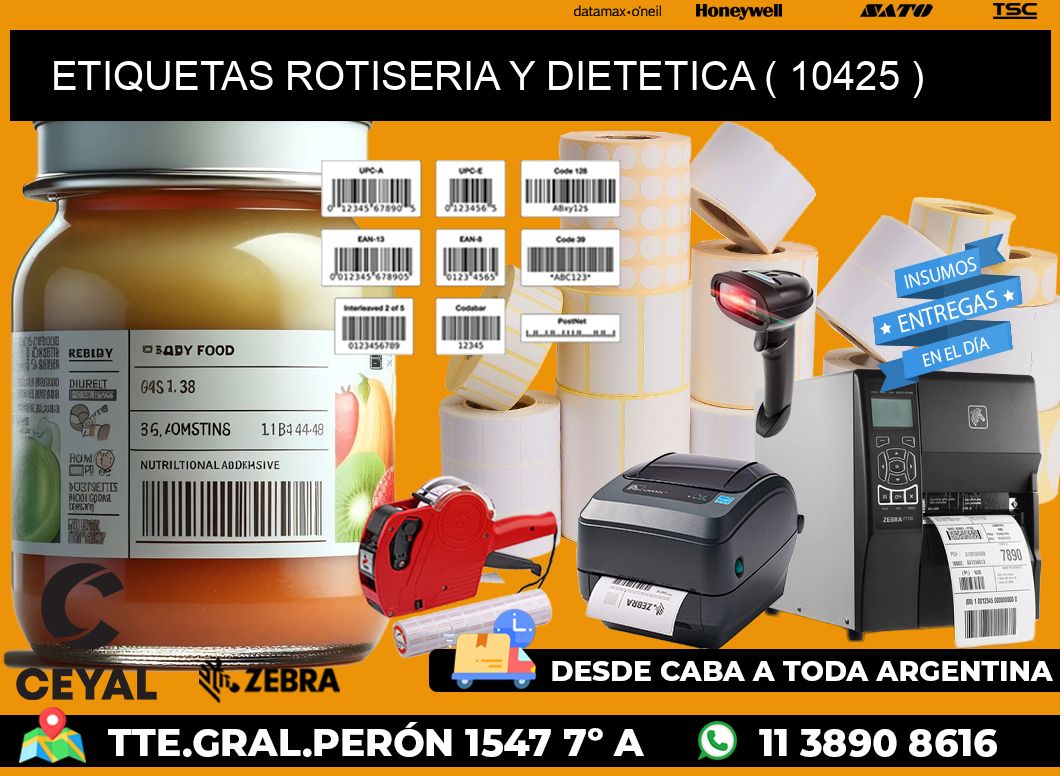 ETIQUETAS ROTISERIA Y DIETETICA ( 10425 )