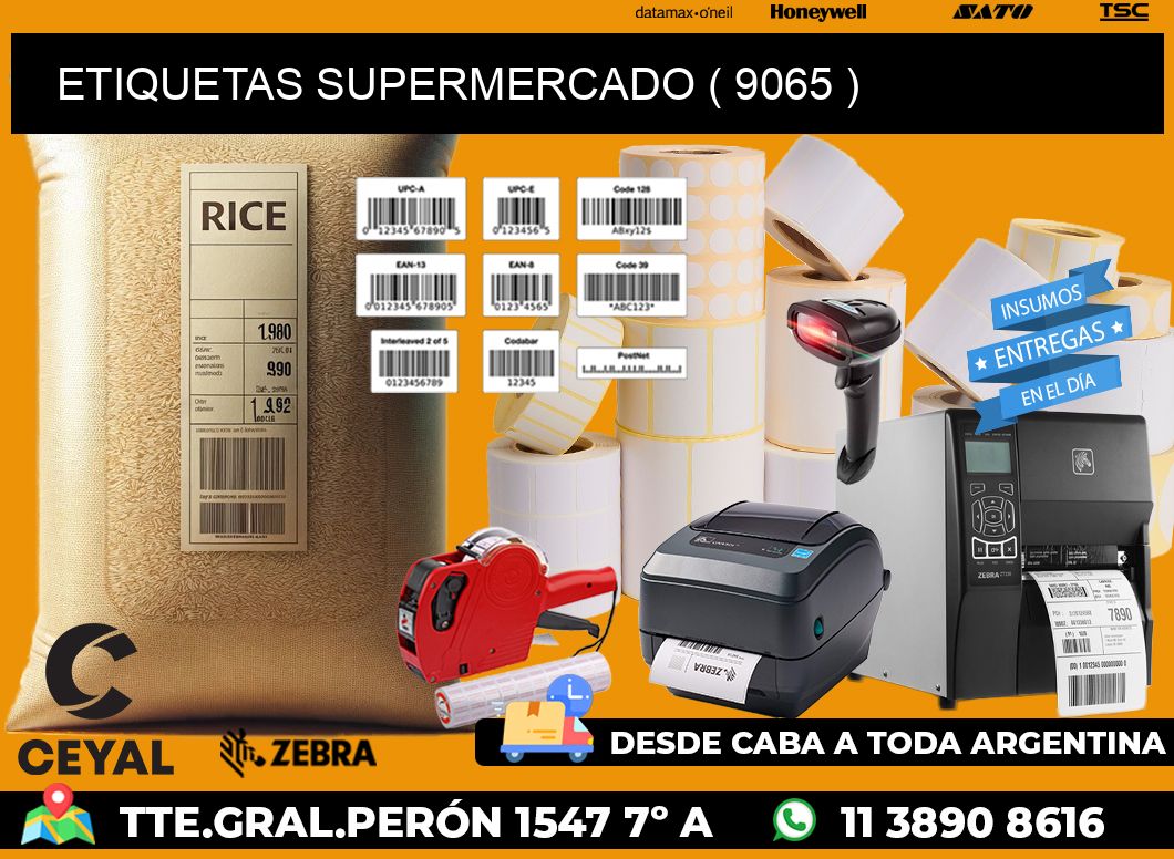 ETIQUETAS SUPERMERCADO ( 9065 )