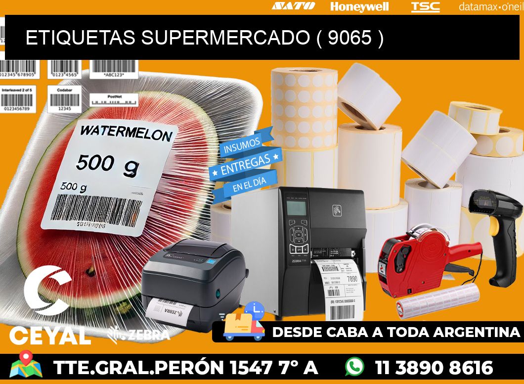 ETIQUETAS SUPERMERCADO ( 9065 )