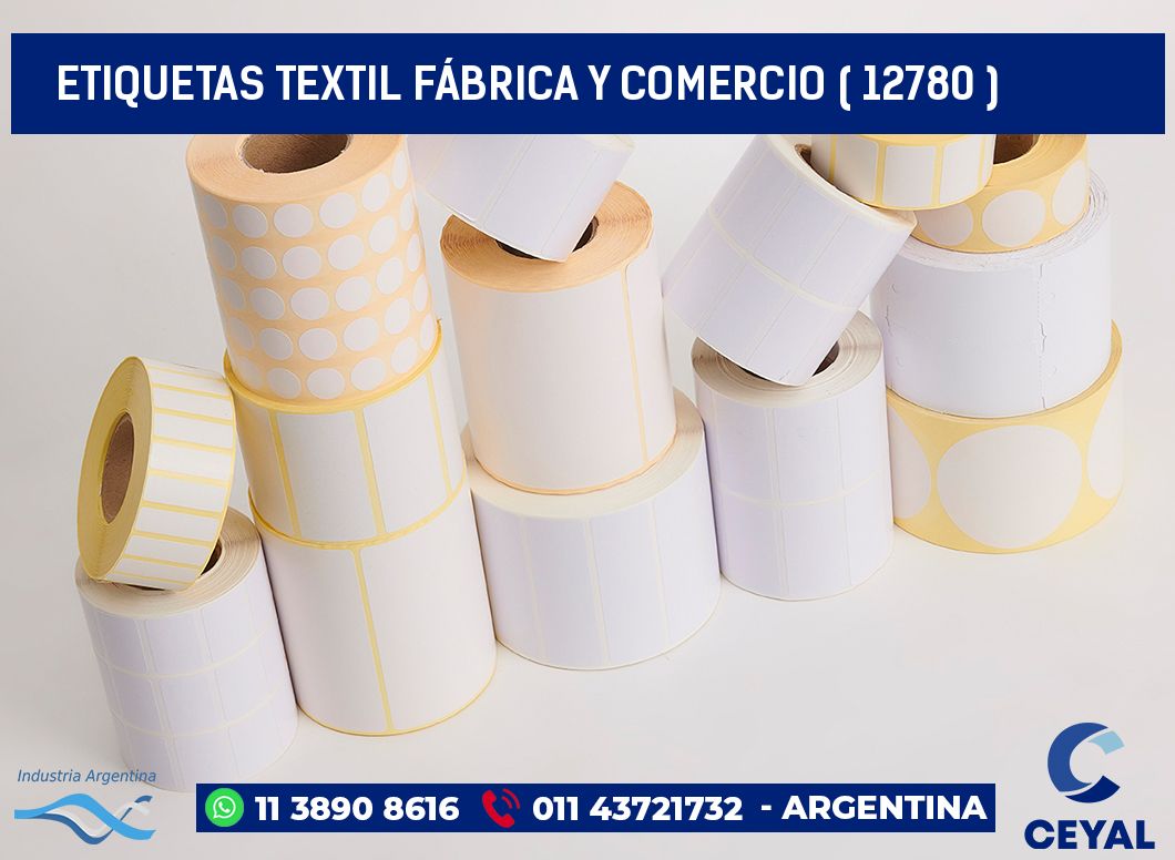 ETIQUETAS TEXTIL FÁBRICA Y COMERCIO ( 12780 )