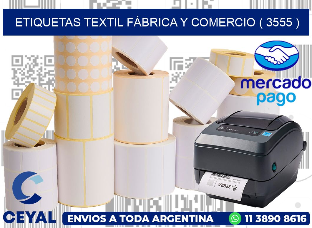 ETIQUETAS TEXTIL FÁBRICA Y COMERCIO ( 3555 )