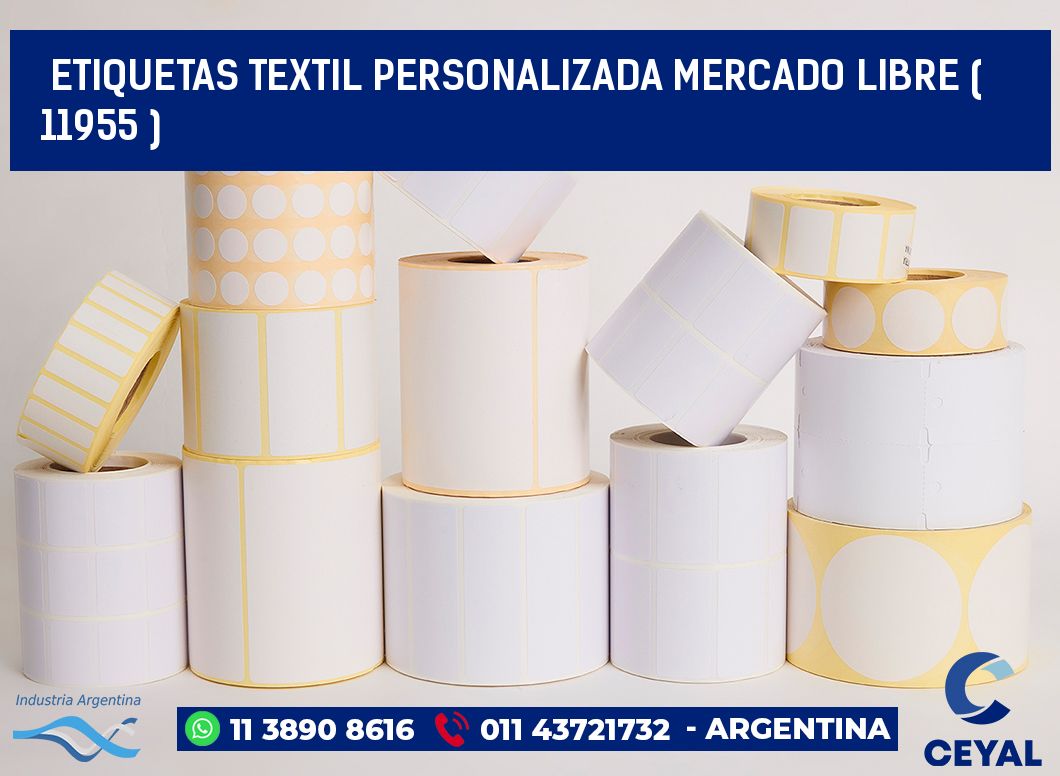 ETIQUETAS TEXTIL PERSONALIZADA MERCADO LIBRE ( 11955 )