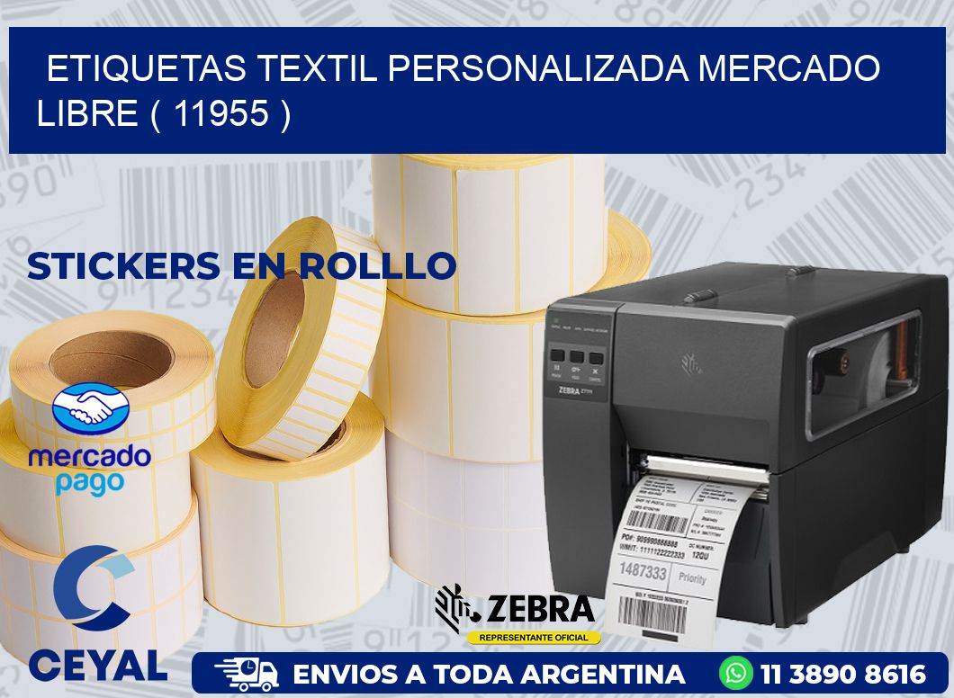 ETIQUETAS TEXTIL PERSONALIZADA MERCADO LIBRE ( 11955 )