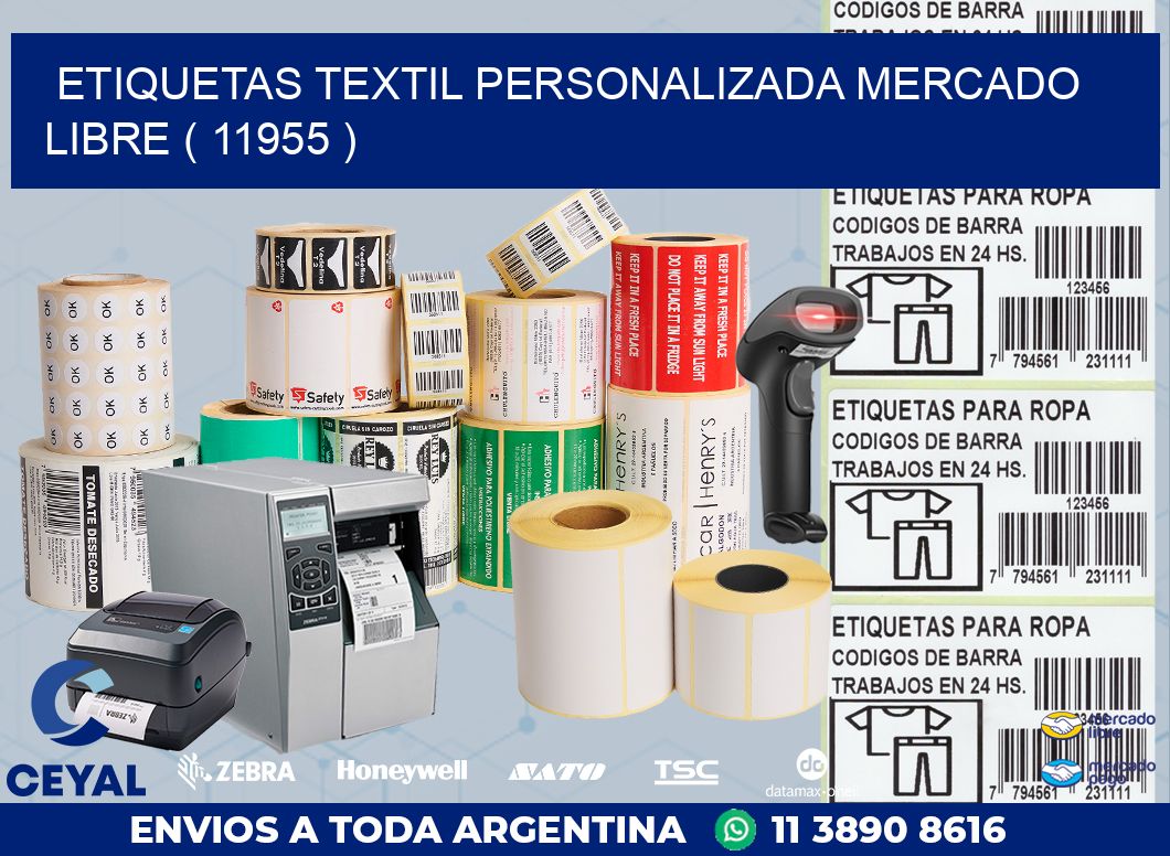 ETIQUETAS TEXTIL PERSONALIZADA MERCADO LIBRE ( 11955 )