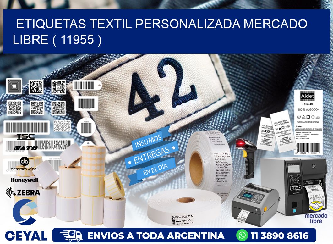 ETIQUETAS TEXTIL PERSONALIZADA MERCADO LIBRE ( 11955 )