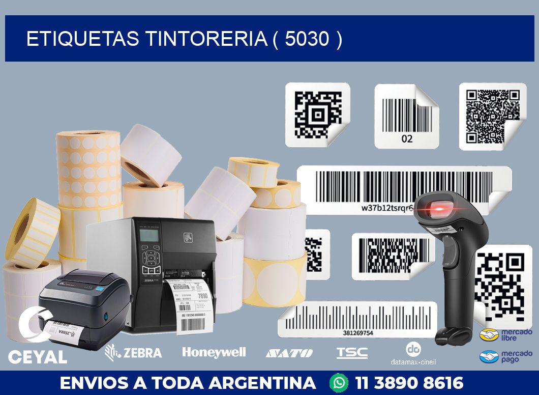 ETIQUETAS TINTORERIA ( 5030 )